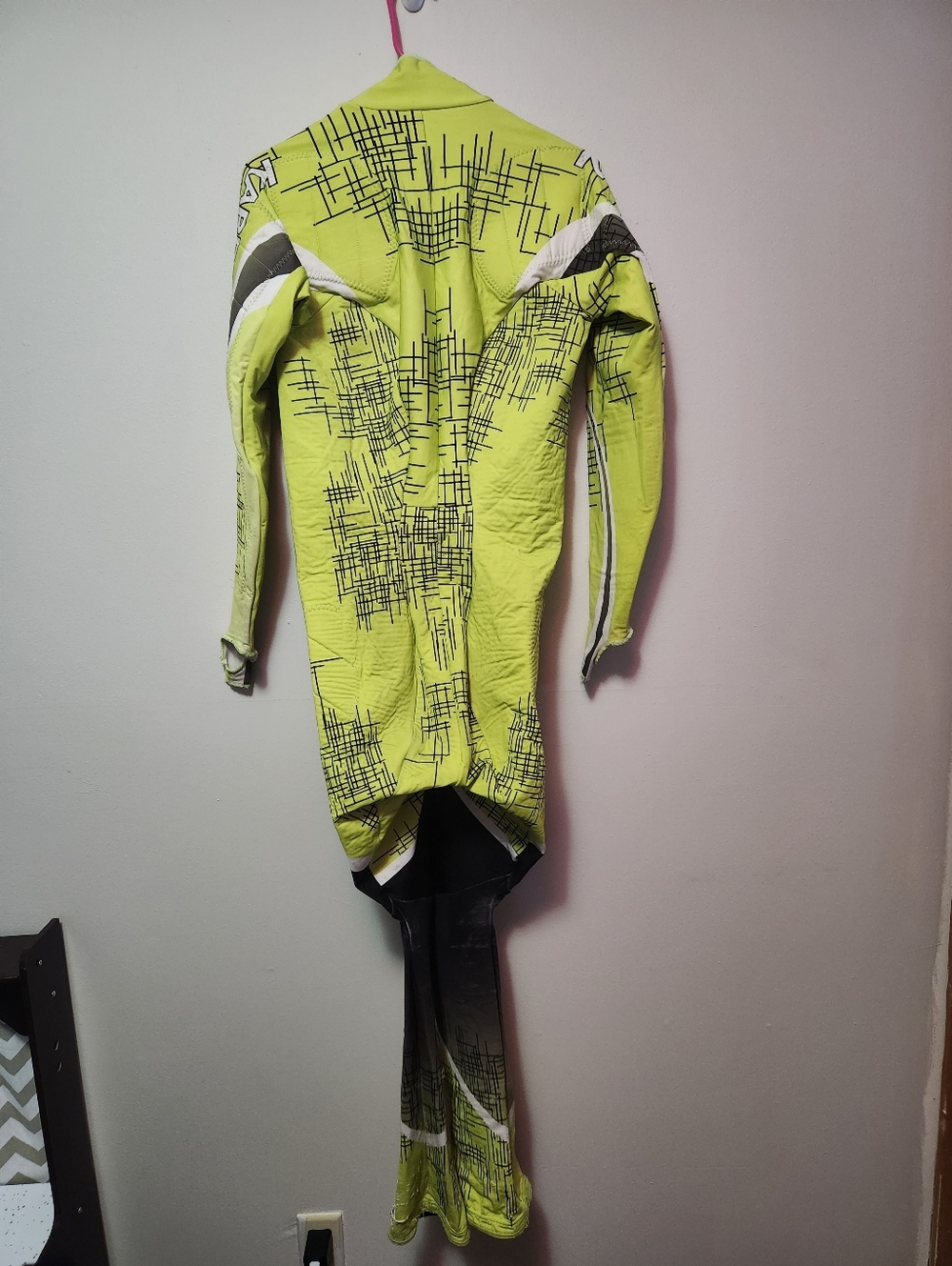 Karbon Defender GS Race Suit L Green Lycra Ski Racing Suit 2 See FLAWS - Picture 9 of 12